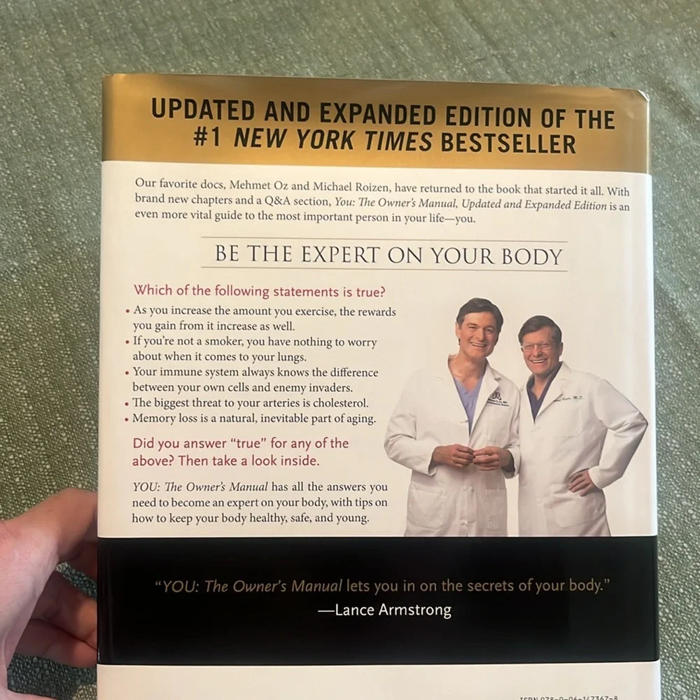 You: The Owner's Manual Book